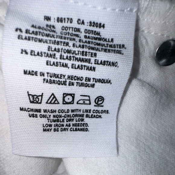 Anthropologie Pilcro and the Letterpress Highrise white denim jean size … - Picture 8 of 9